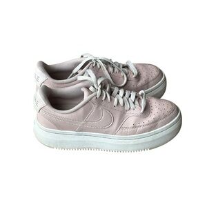 Nike Court Vision Alta Womens Pink Platform Sneakers Shoes Size 8.5 DM0113-600